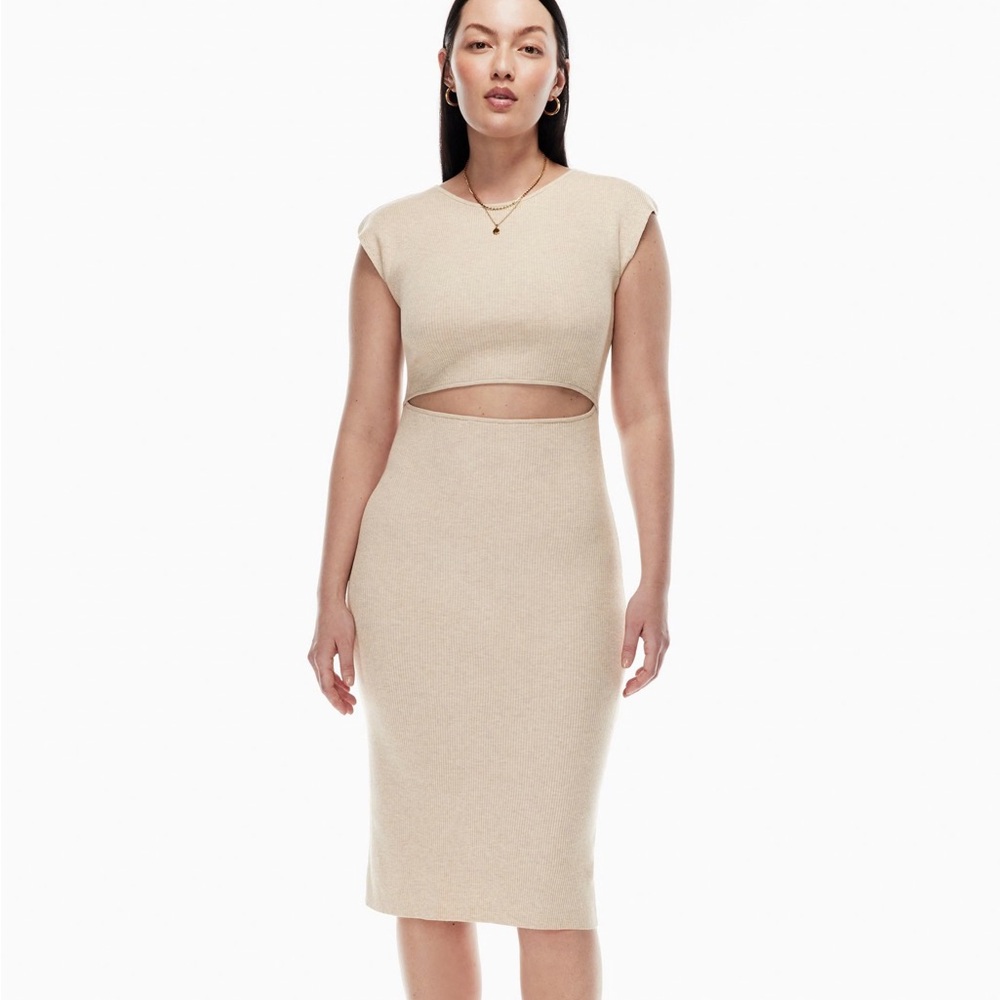 Wilfred cut out midi dress